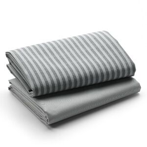 Graco Pack n Play Playard Fitted Sheets 2pk Stripes Gray 39x27